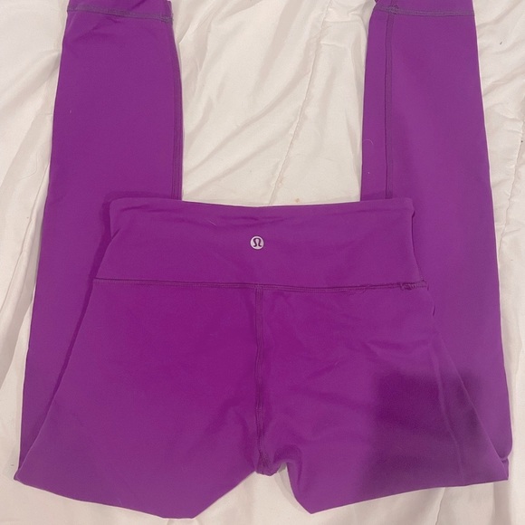 purple lululemon leggings - Picture 3 of 3